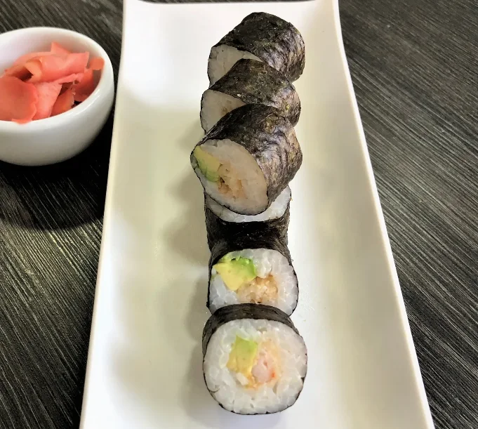 Hosomaki de camarón de Miski Sushi Fusión