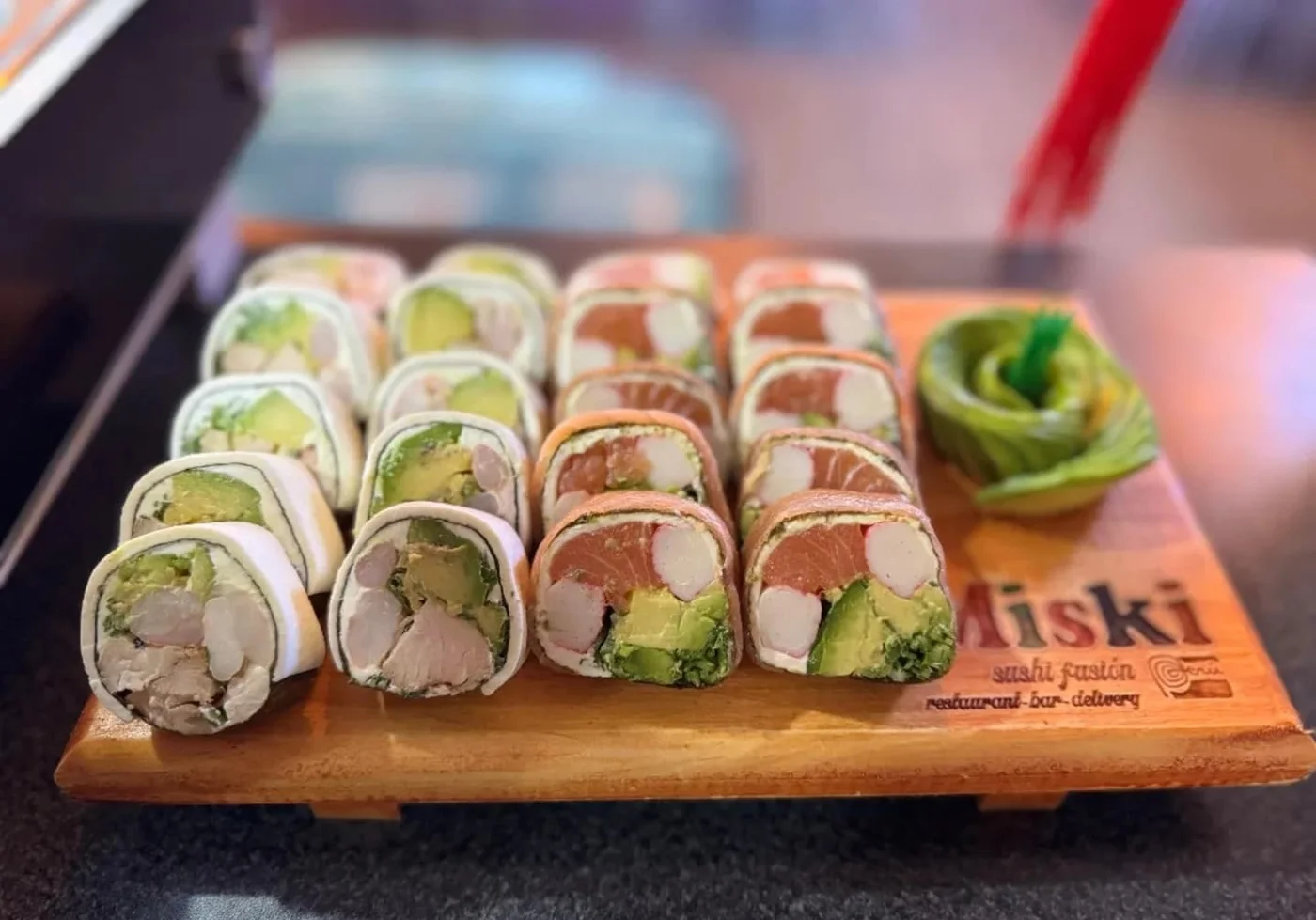 Roll sin arroz de Miski Sushi Fusión