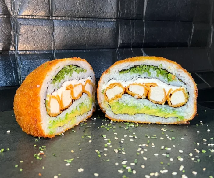 Sushi Burger de pollo furai de Miski Sushi Fusión