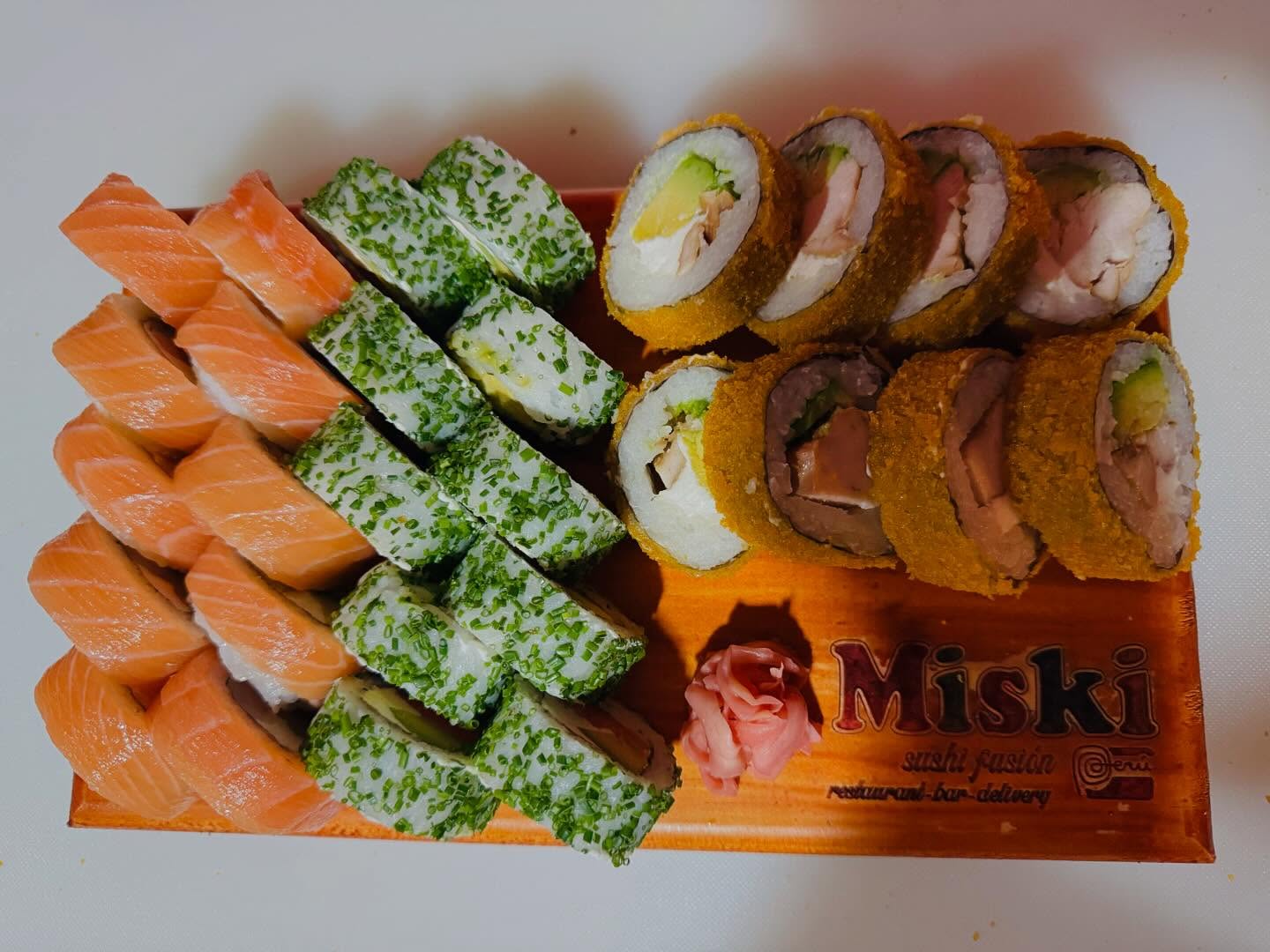 Mini promo 20 piezas de Miski Sushi Fusión